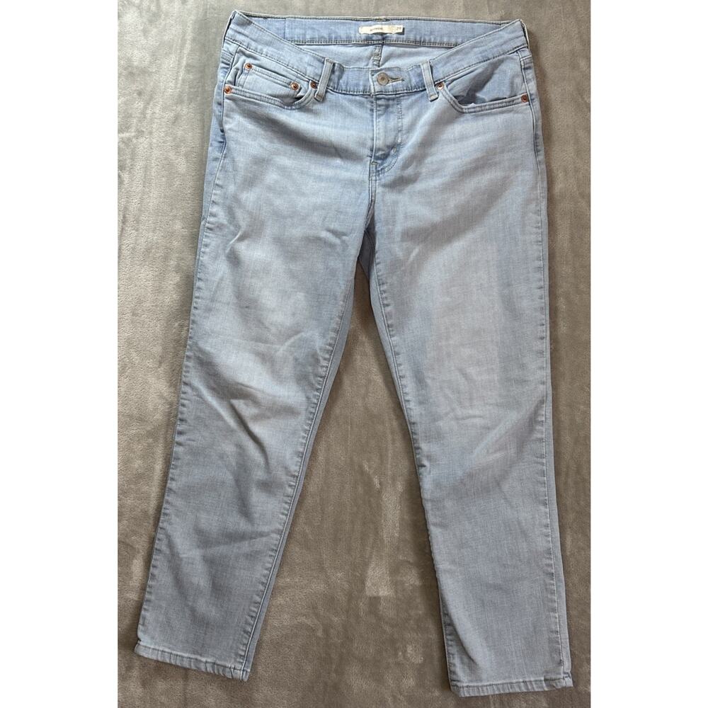 Levis Jeans Womens 29 Boyfriend Light Wash Straight Americana Casual